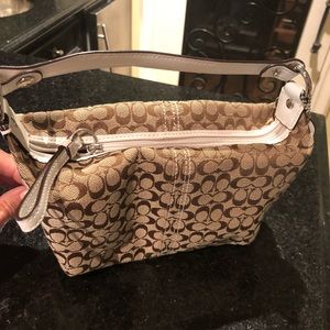 Coach signature canvas purse